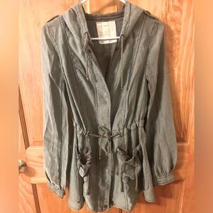 Free People military style Jacket size XS